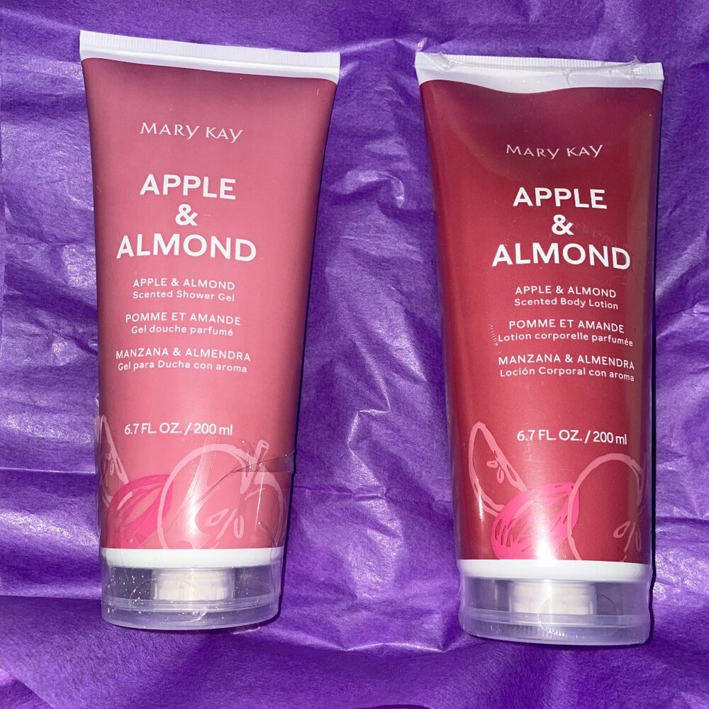 Mary Kay Apple And Almond Shower Gel And Lotion